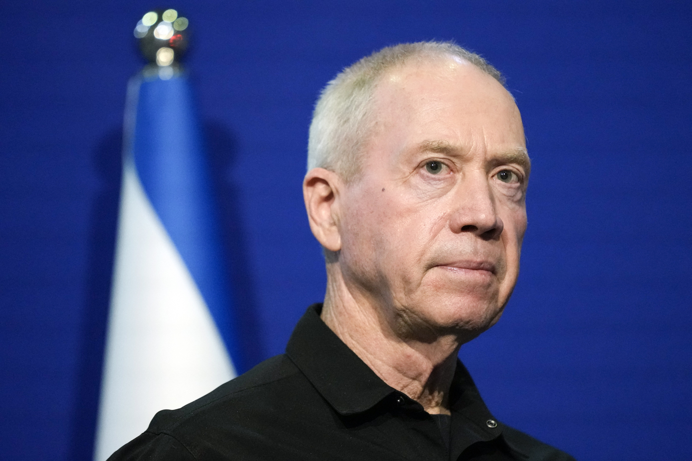 Bộ trưởng Quốc phòng Israel Yoav Gallant tại Tel Aviv ngày 16/10. Ảnh: AFP