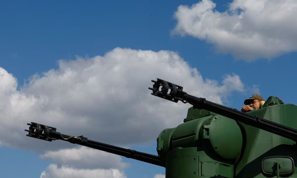 Binh sĩ Ukraine triển khai pháo phòng không Gepard tại vùng Zhytomyr tháng 9/2023. Ảnh: Reuters
