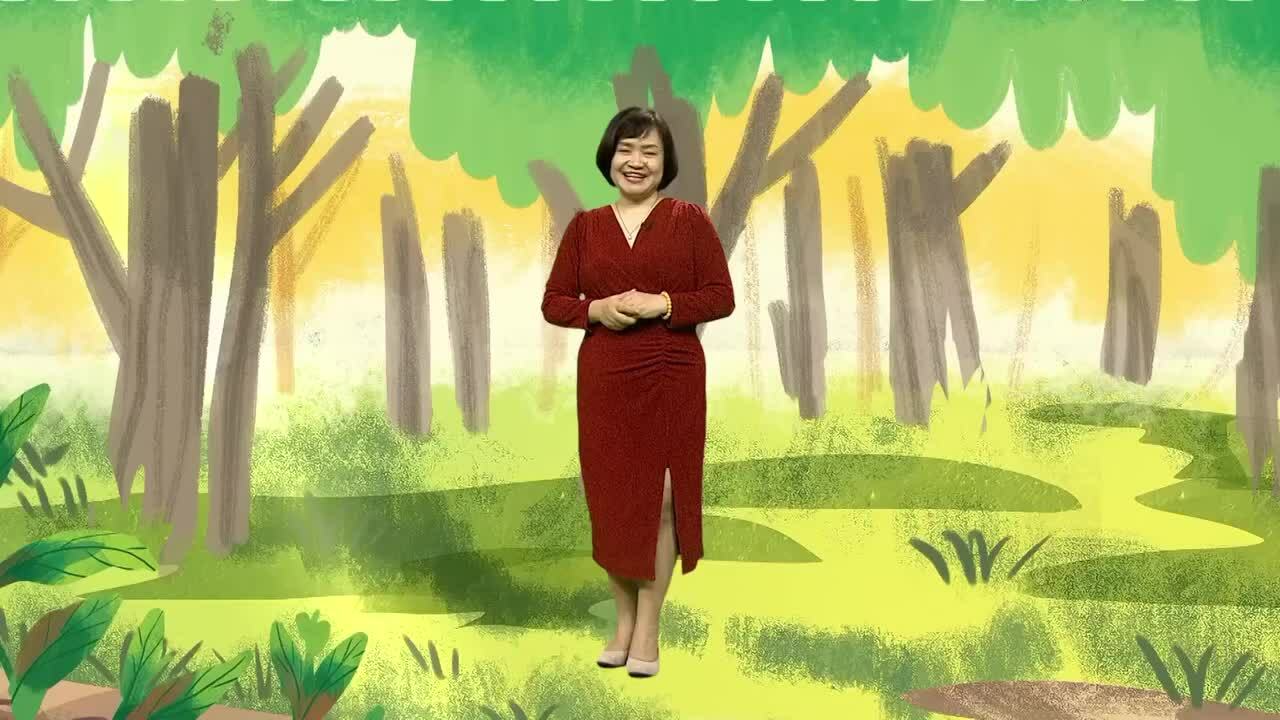 Nguyễn Thụy Anh dẫn chương trình "Chào tiếng Việt"