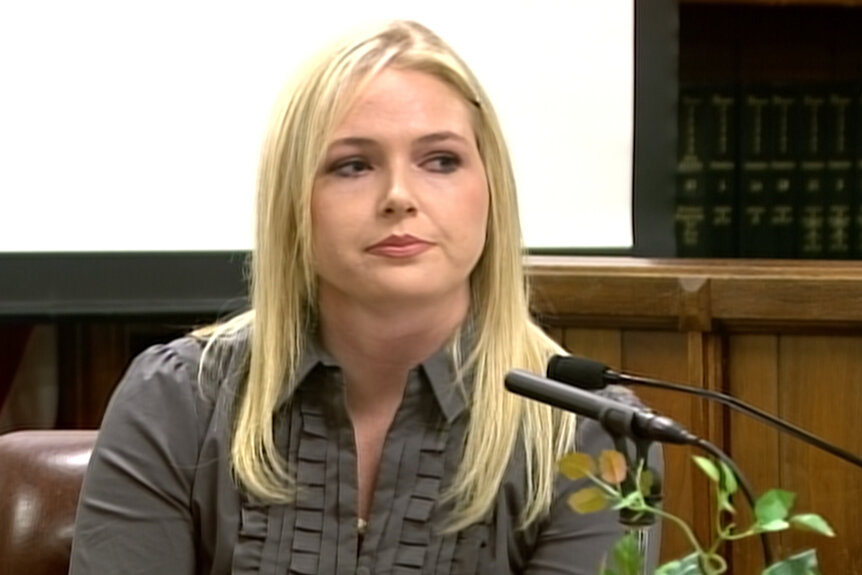Vanessa Bulls làm chứng trước tòa, năm 2010. Ảnh: CourtTV