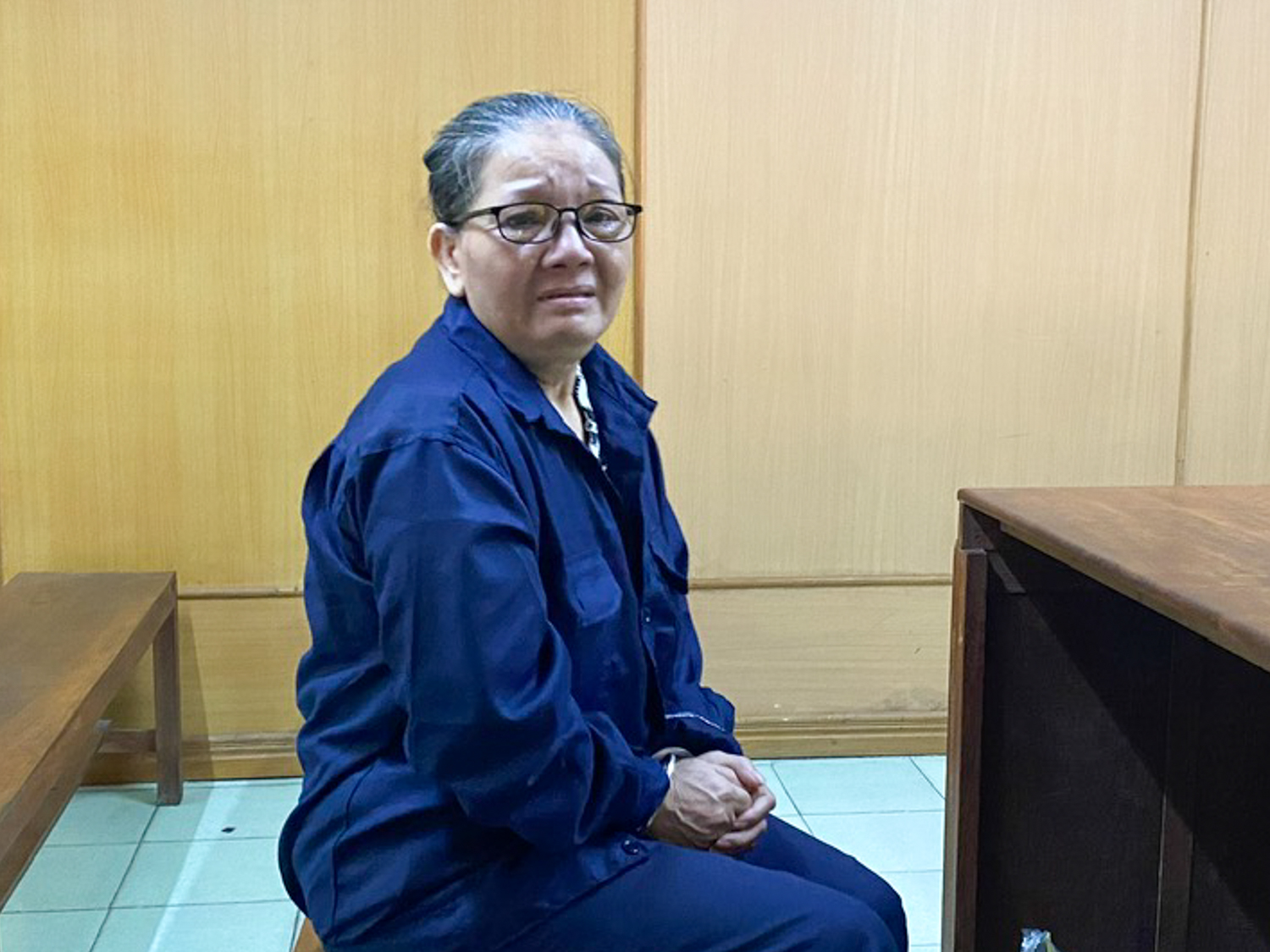 Bị cáo Nguyễn Thị Phi Yến tại tòa hôm nay. Ảnh: Bình Nguyên