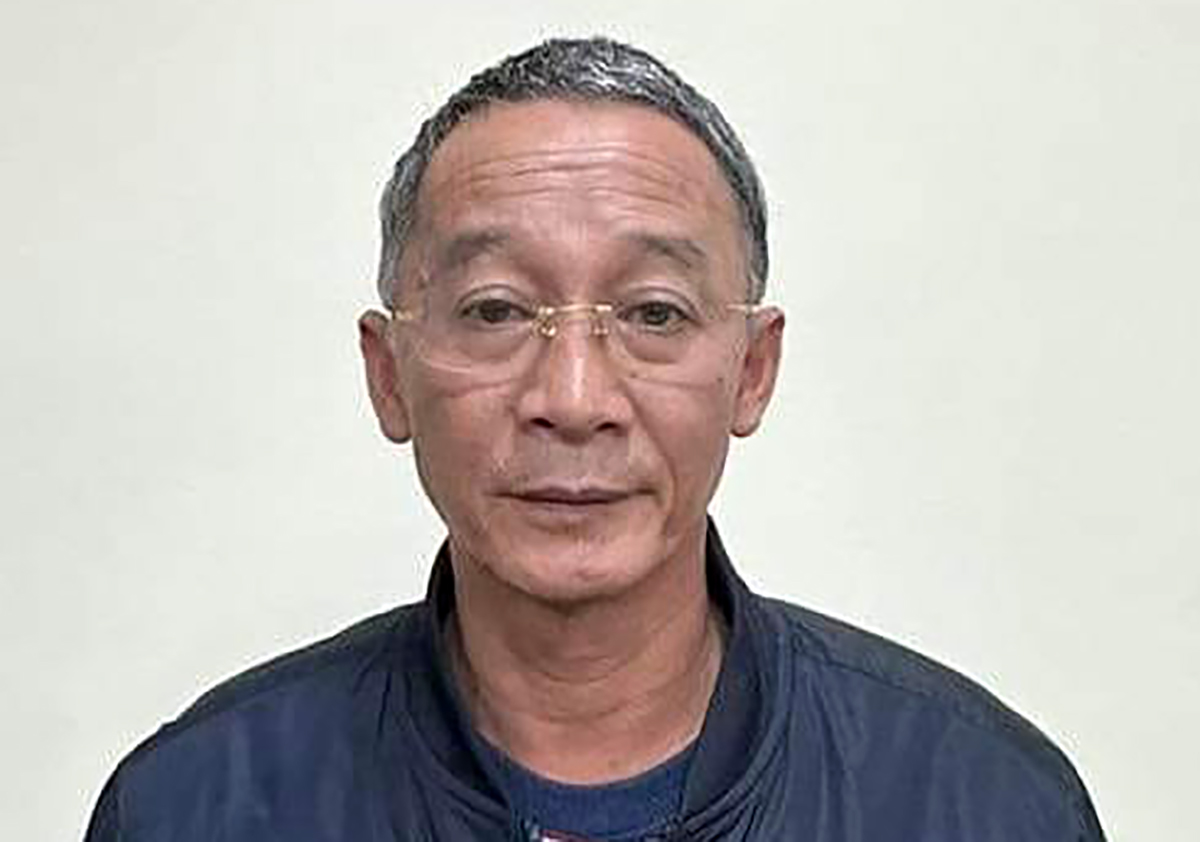 Chủ tịch tỉnh Lâm Đồng Trần Văn Hiệp tại cơ quan điều tra. Ảnh: Bộ Công an.